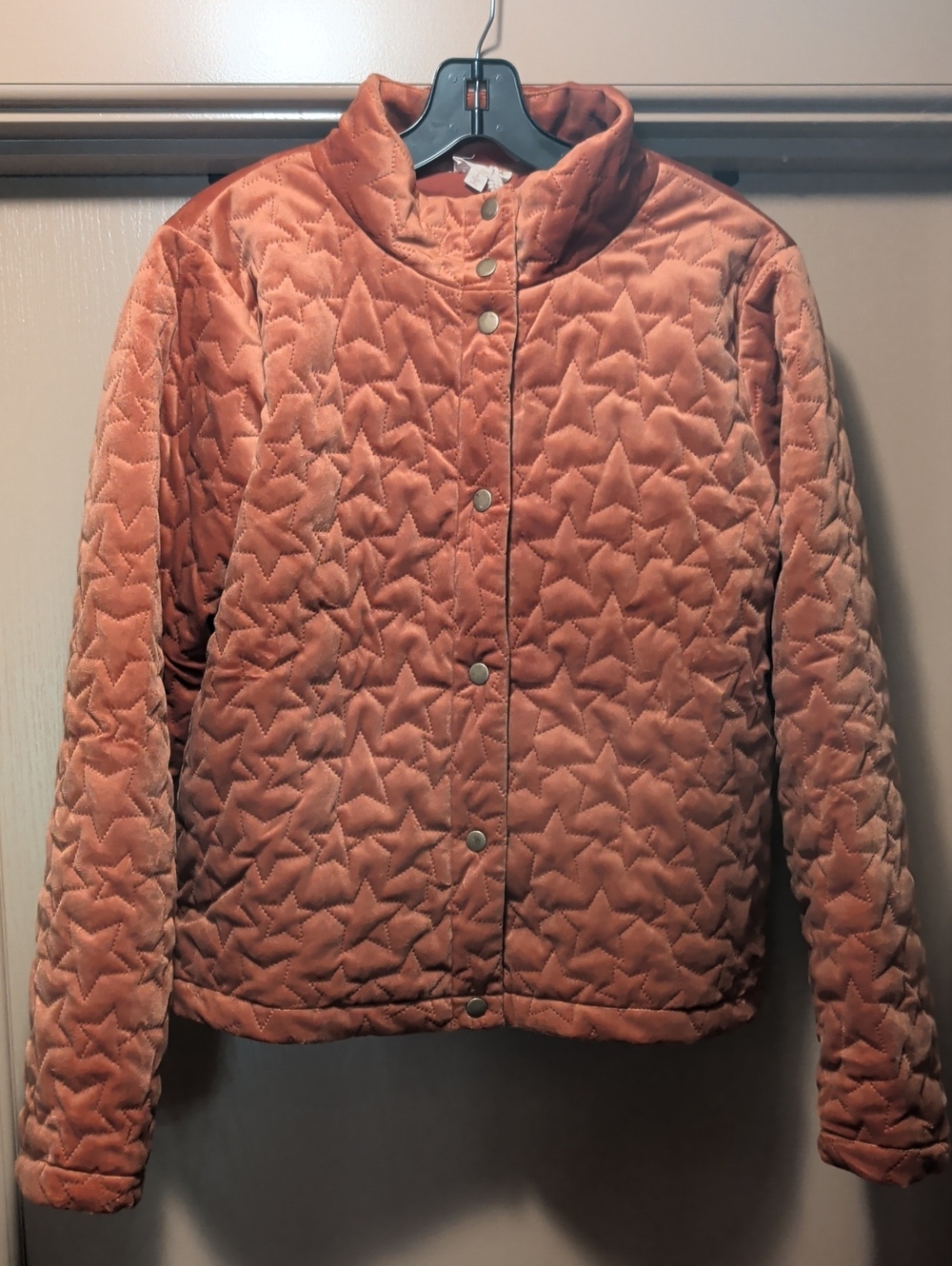 Hem & Thread Star Quilted Jacket, L
